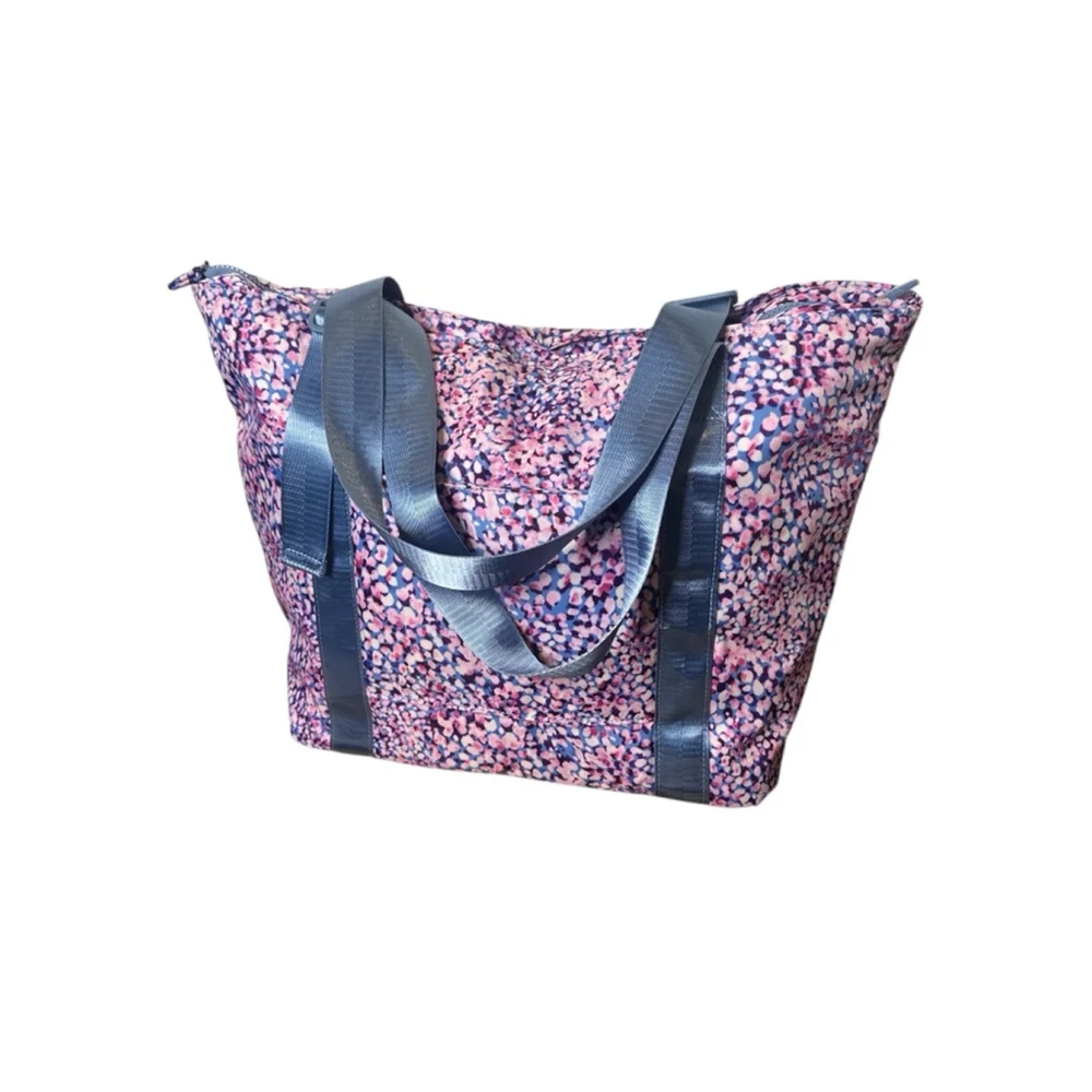 Wildfox Tote Violet Purple w/ blue straps 19in‎ X 15 in